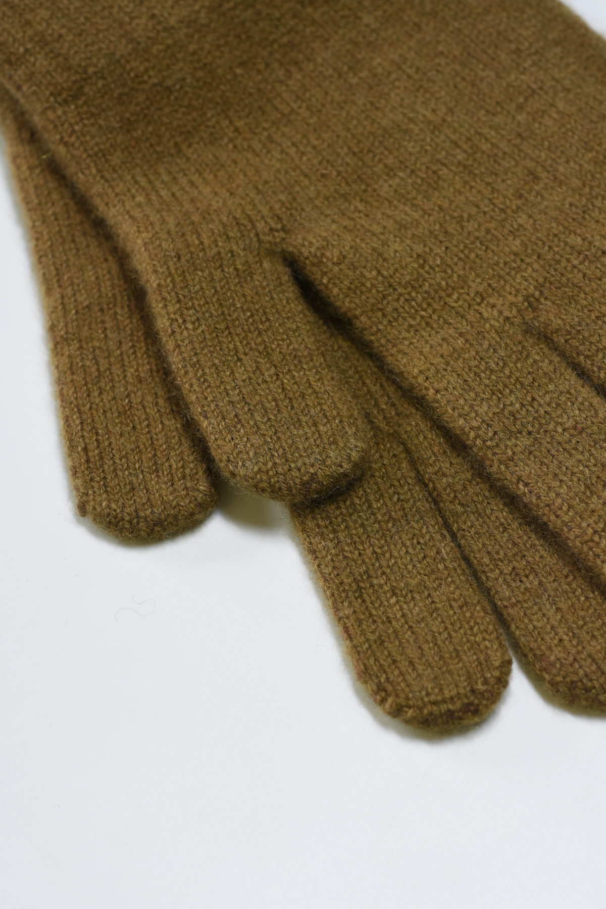 Ribbed Cashmere Wool Knitted Glove