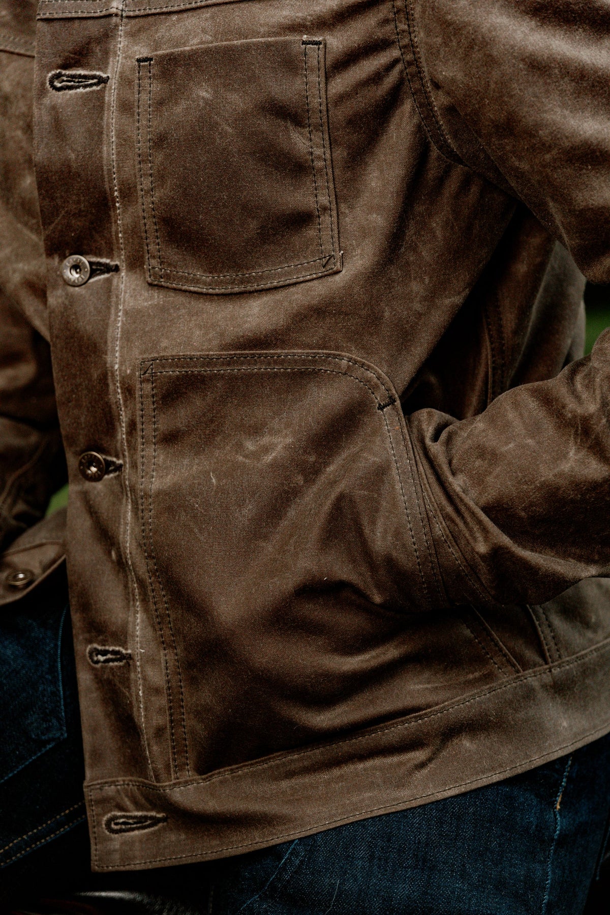 Loyal Stricklin - Wayman Jacket - Dark Oak - Waxed Canvas