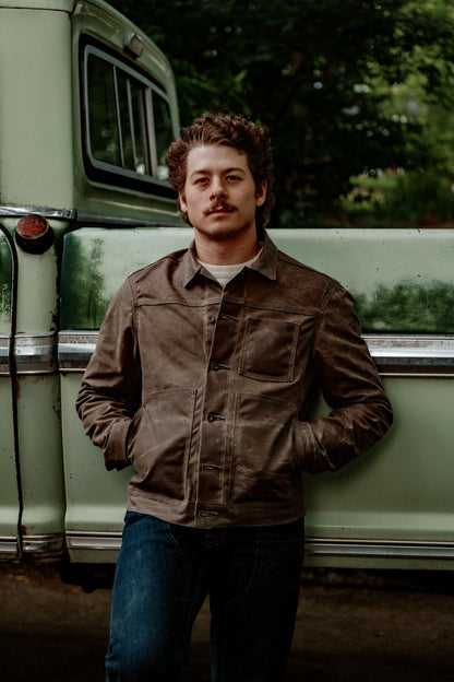 Loyal Stricklin - Wayman Jacket - Dark Oak - Waxed Canvas