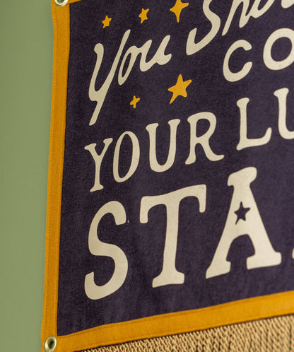 You Should Count Your Lucky Stars Camp Flag • Sierra Ferrell x Oxford Pennant