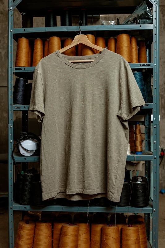 Loyal Stricklin Cotton Tee in Sage