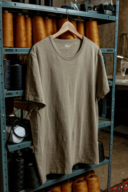 Loyal Stricklin Cotton Tee in Sage