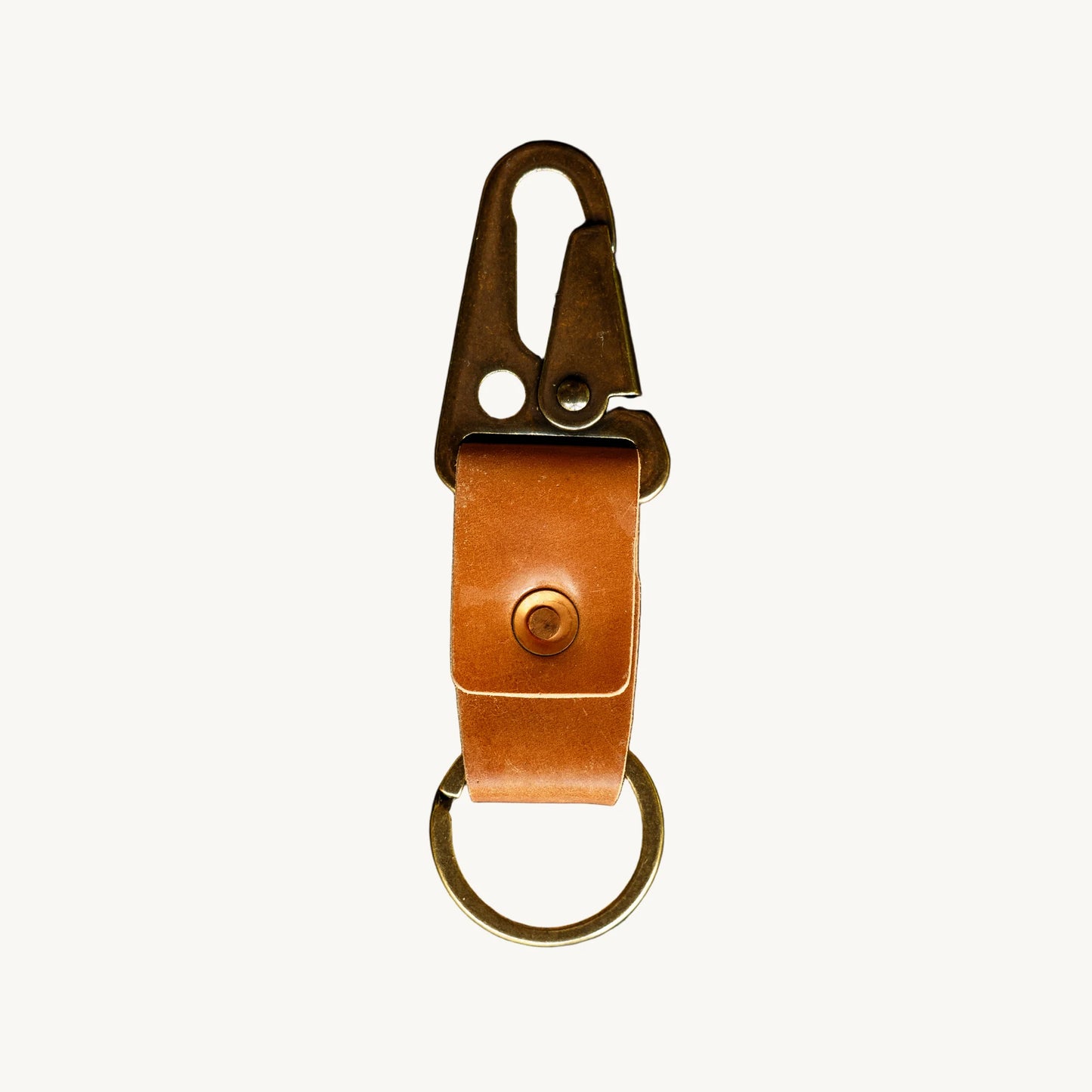 Loyal Stricklin Key Clip - Natural Shell Cordovan