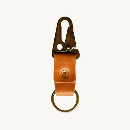 Loyal Stricklin Key Clip - Natural Shell Cordovan