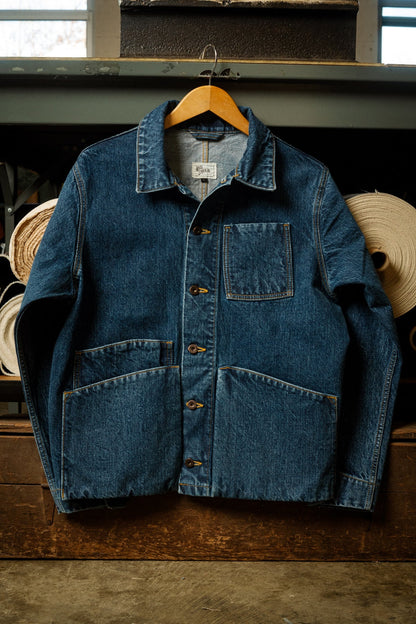 Loyal Stricklin Amos Chore Coat in Stonewash