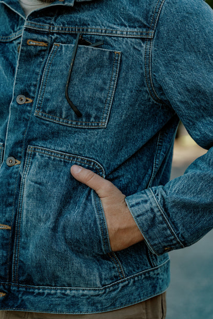 Loyal Stricklin -  Wayman Jacket - Stonewashed Japanese Denim